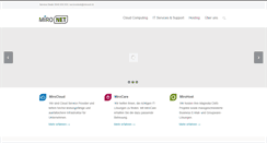 Desktop Screenshot of mironet.ch