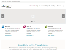 Tablet Screenshot of mironet.ch