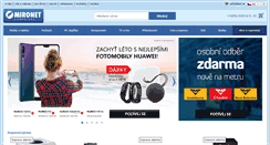 Desktop Screenshot of mironet.cz